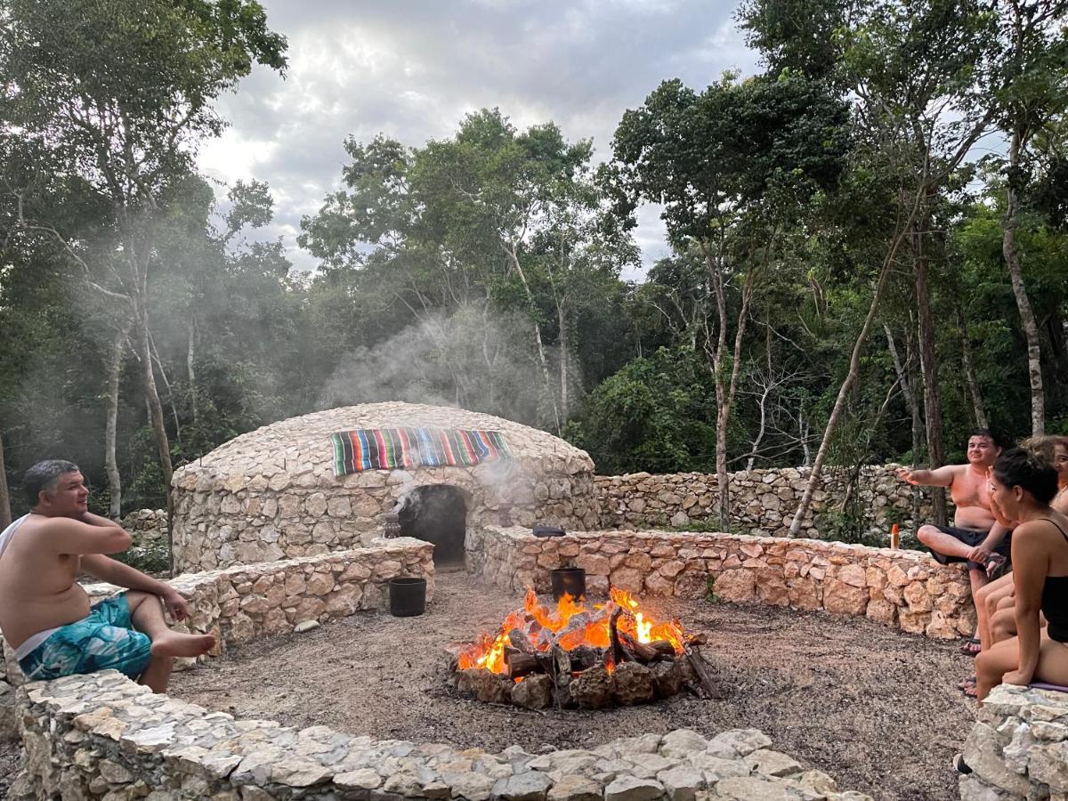 Готель Glamping Bunga Lotus Тулум Екстер'єр фото