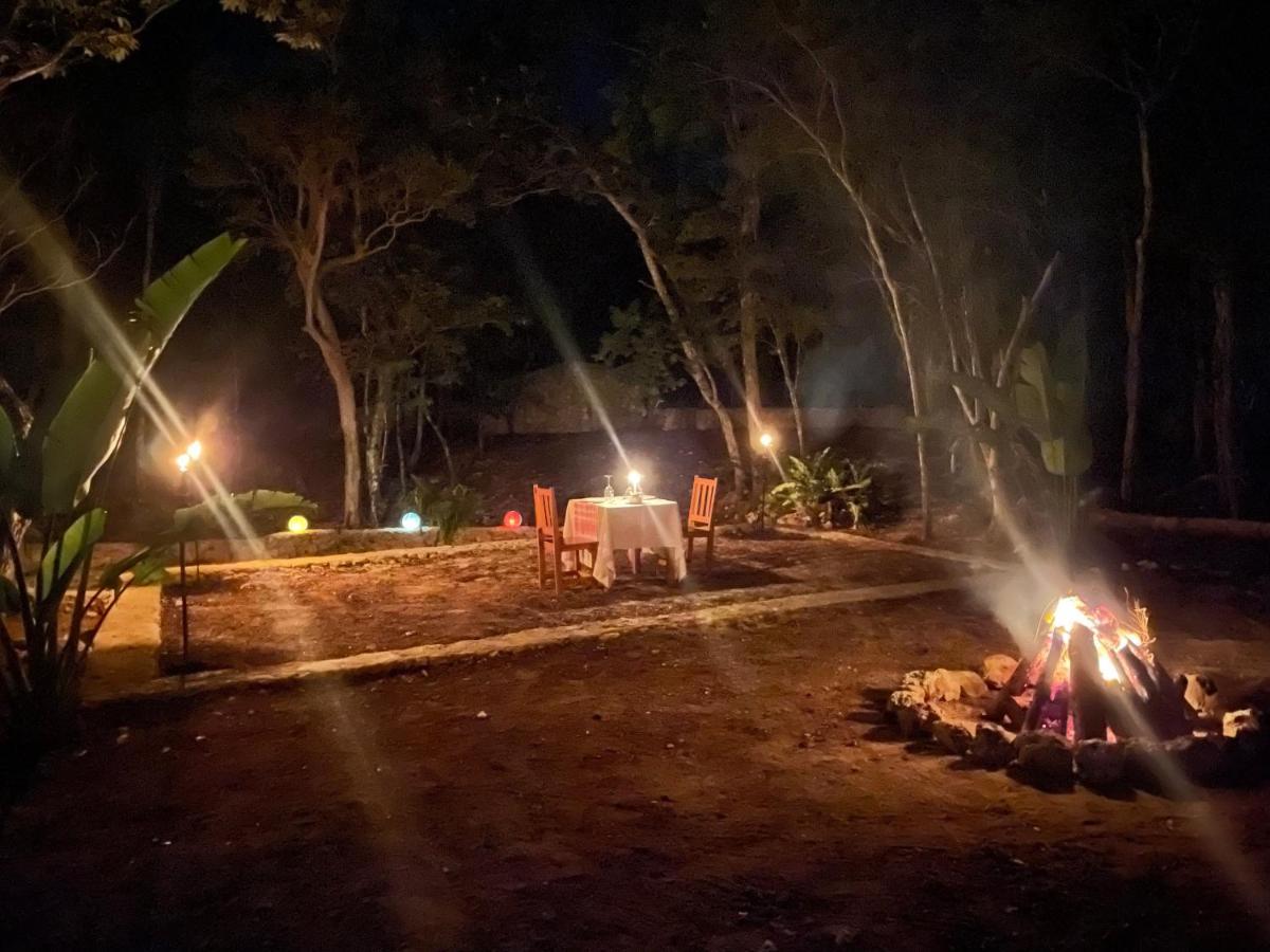 Готель Glamping Bunga Lotus Тулум Екстер'єр фото