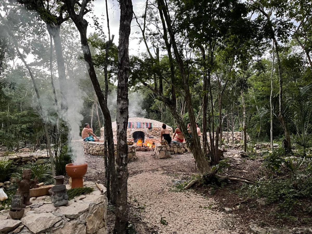 Готель Glamping Bunga Lotus Тулум Екстер'єр фото