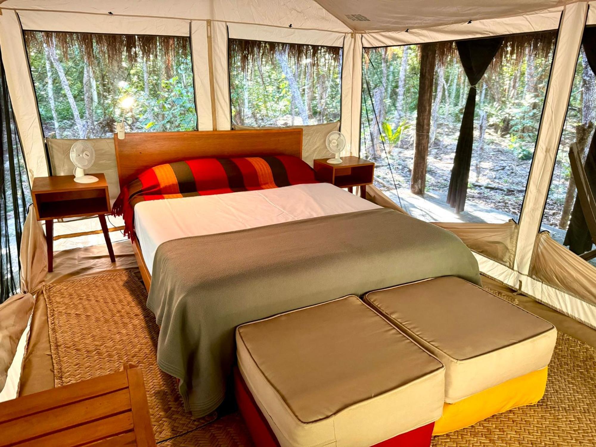 Готель Glamping Bunga Lotus Тулум Екстер'єр фото