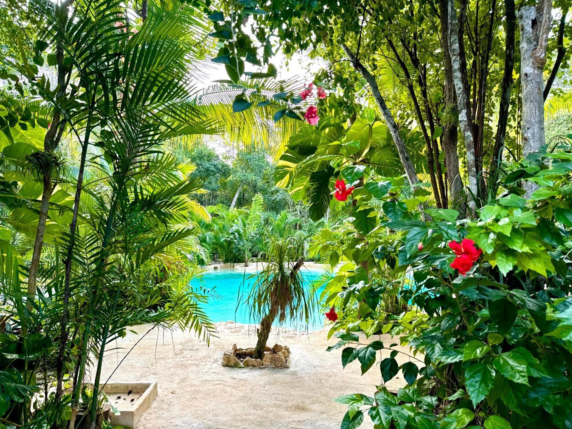 Готель Glamping Bunga Lotus Тулум Екстер'єр фото